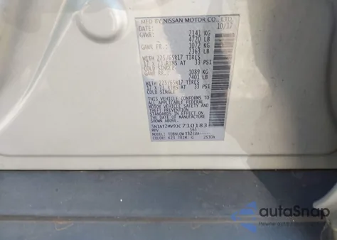 2018 Nissan Rogue Sv from USA, damaged, VIN 5N1AT2MV9JC710183